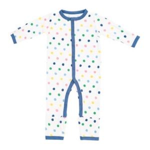 ✨BNWT✨ Kyte BABY Snap Romper in SPRING DOT - 3-6mo